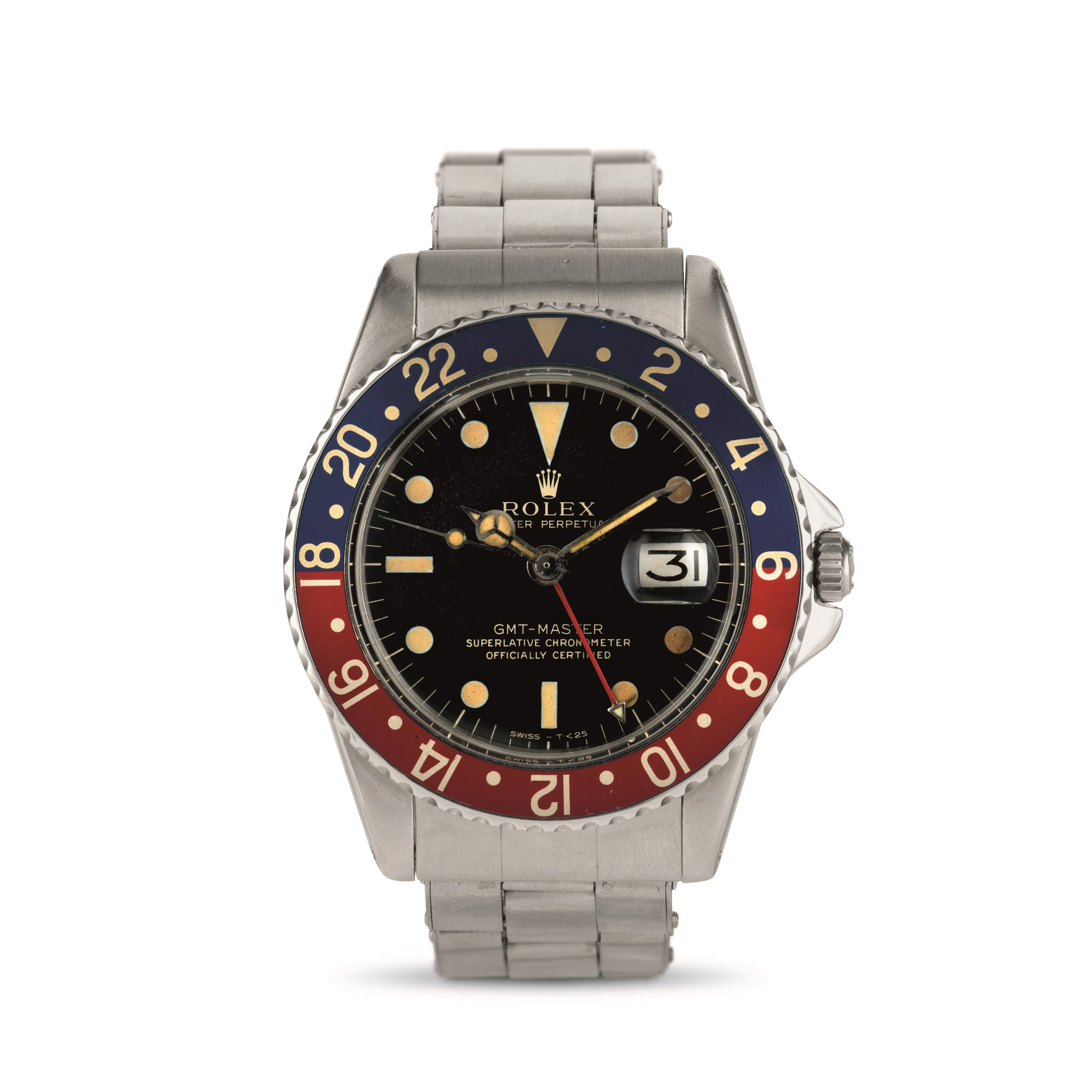 Rolex GMT-Master 1675 39mm Stainless steel Black