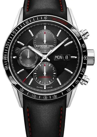 Raymond Weil Freelancer 7731-SC1-20621 42mm Stainless steel Black