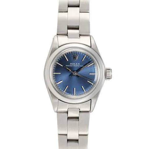 Rolex Oyster Perpetual 26 6718 26mm Stainless steel Blue