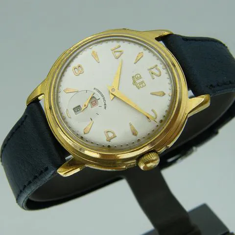 Glashütte 35mm Yellow gold and stainless steel White