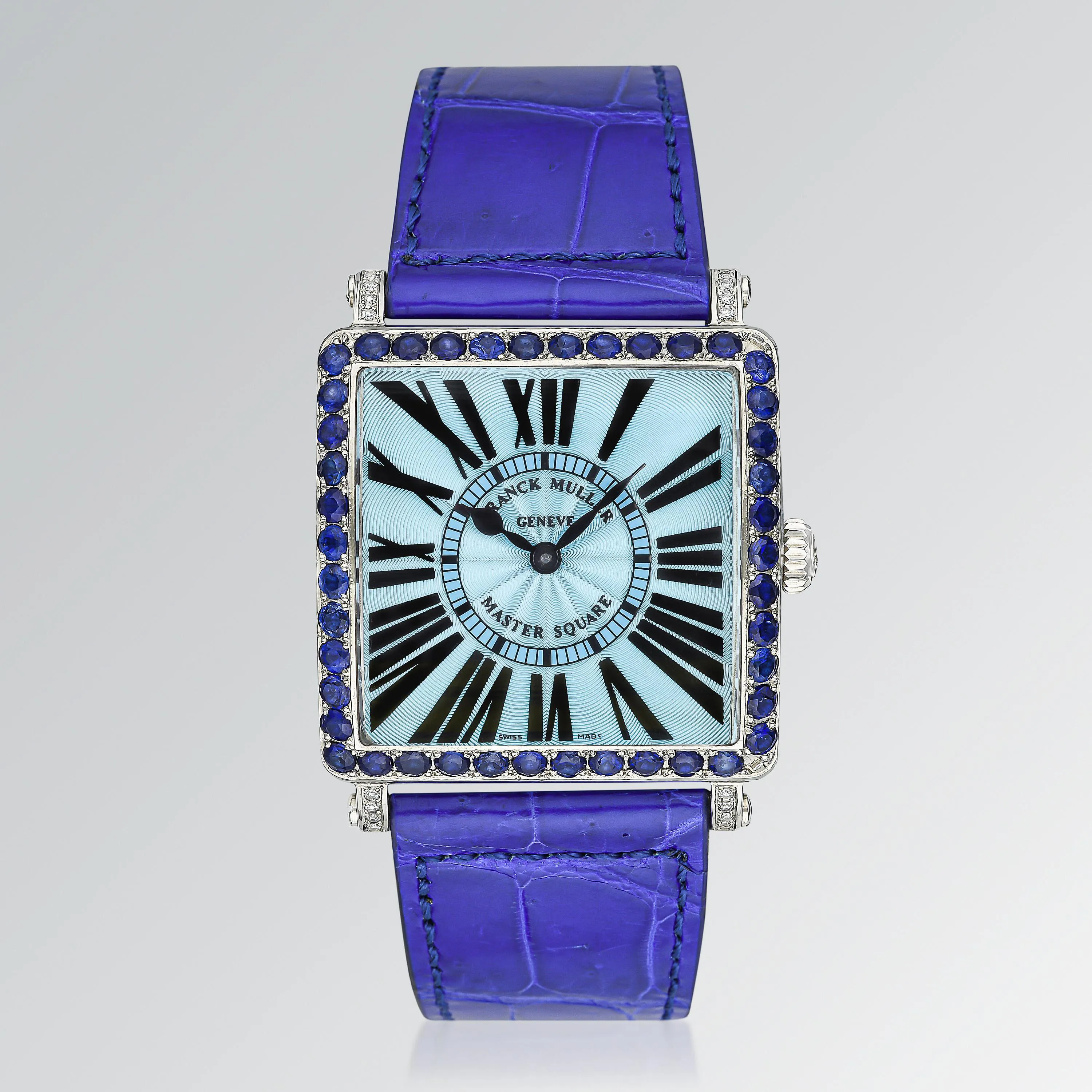 Franck Muller Master Square 6002MQZR 32mm Stainless steel Light blue