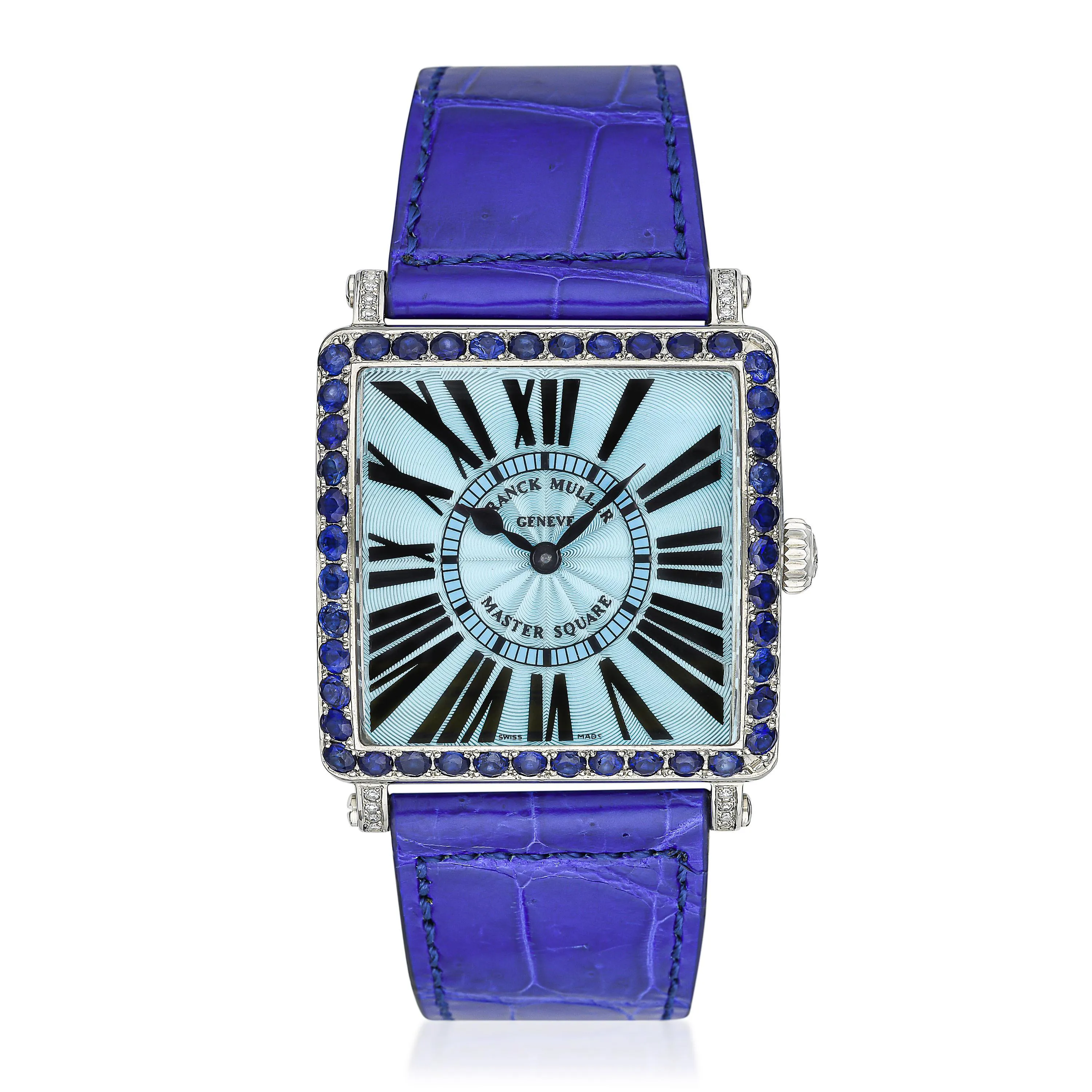 Franck Muller Master Square 6002MQZR 32mm Stainless steel Light blue 1