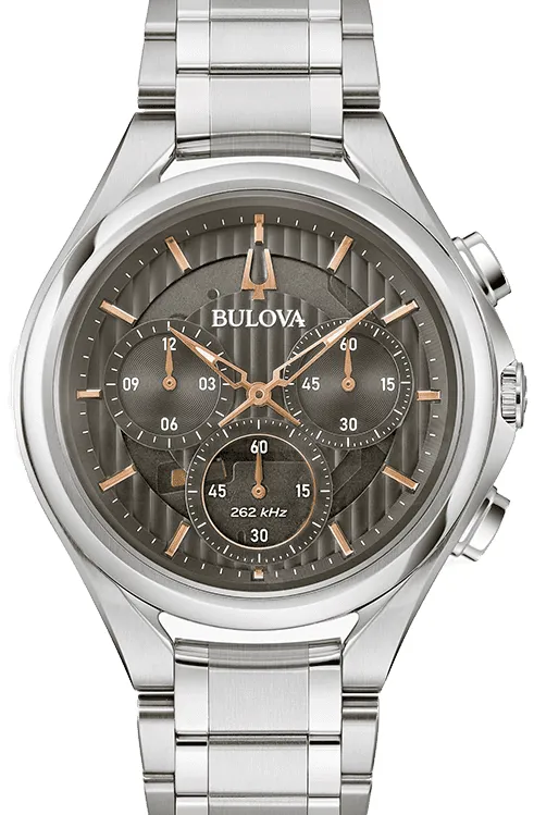 Bulova CURV Stainless steel Gray