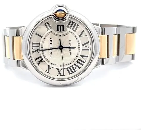 Cartier Ballon Bleu 36mm W2BB0012 36mm Yellow gold and Stainless steel Silver