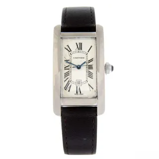 Cartier Tank Américaine 2490 White gold Silver