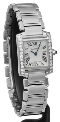 Cartier Tank Française W4TA0008 25.4mm Stainless steel 2