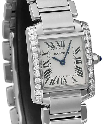 Cartier Tank Française W4TA0008 25.4mm Stainless steel 5