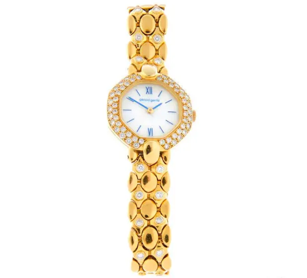 Gérald Genta 24mm Yellow gold and Diamond White