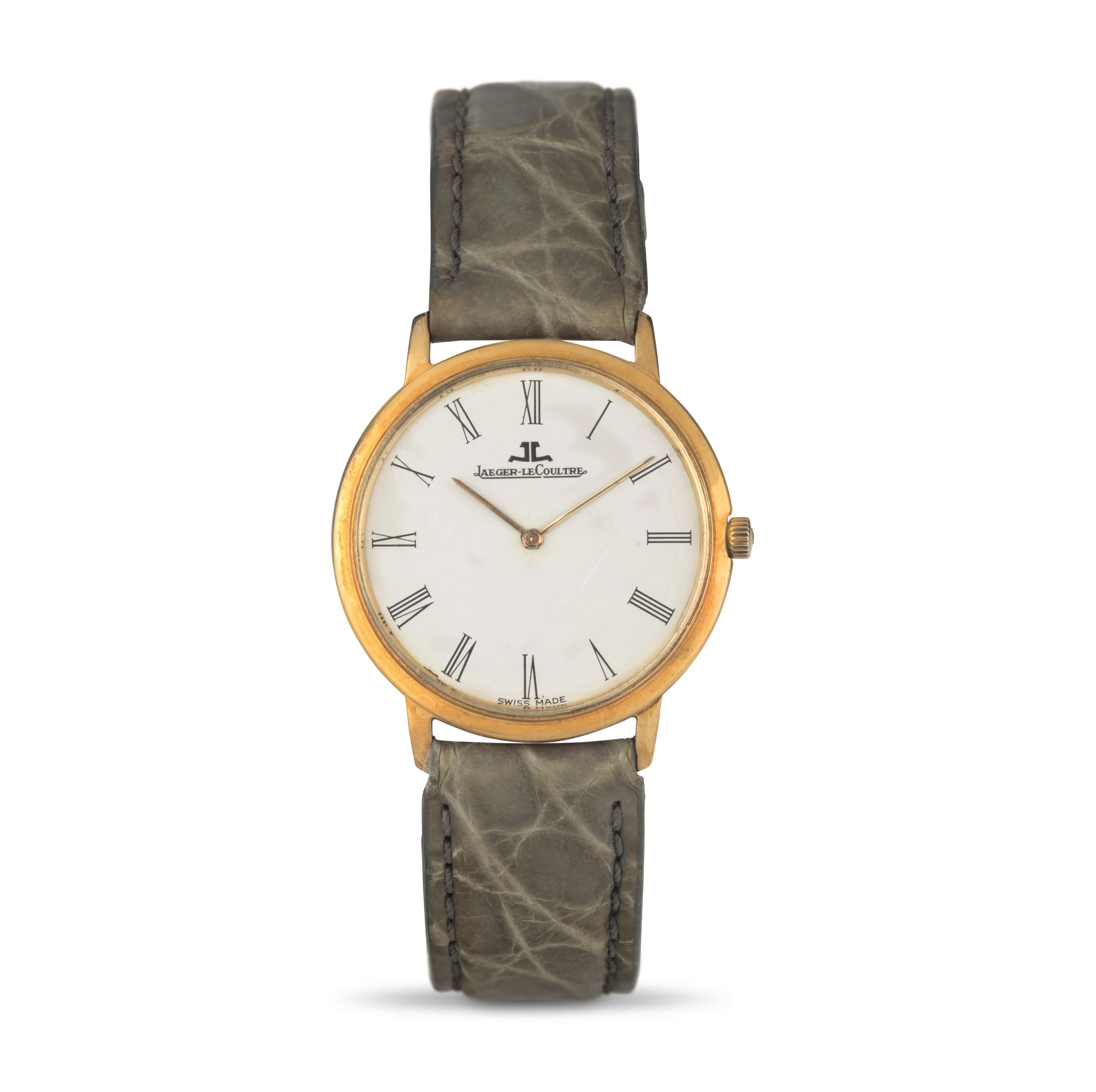 Jaeger-LeCoultre Extra-Flat 141.118 33mm Yellow gold Silver