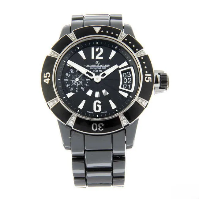 Jaeger-LeCoultre Master Compressor 161.C.61.S 40mm Ceramic and Stainless Steel Black