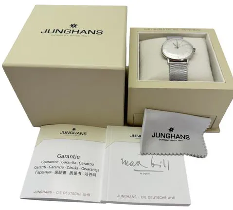 Junghans 34mm Stainless steel Silver 10