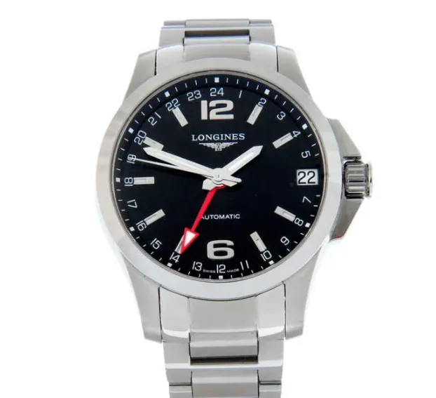 Longines Conquest L3.687.4 41mm Stainless steel Black