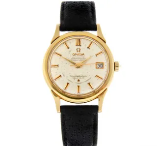 Omega Constellation Calendar 34mm Yellow gold Silver