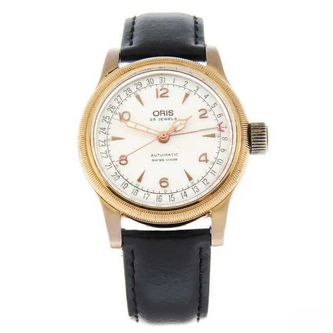 Oris Big Crown 7543 40mm Gold-plated Silver