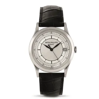 Patek Philippe Calatrava 5296G-001 White gold Silver