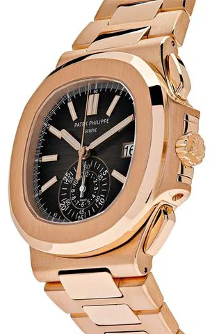 Patek Philippe Nautilus 5980/1R-001 40.5mm Rose gold Black 2