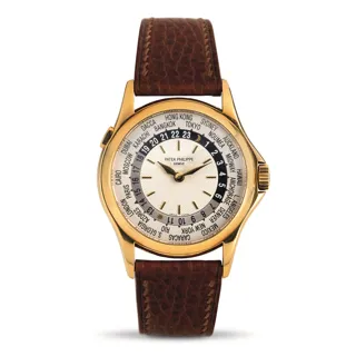 Patek Philippe World Time 5110J Yellow gold Silver