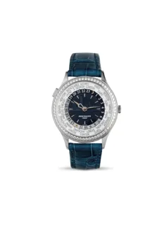 Patek Philippe World Time 7130G-015 White gold Blue