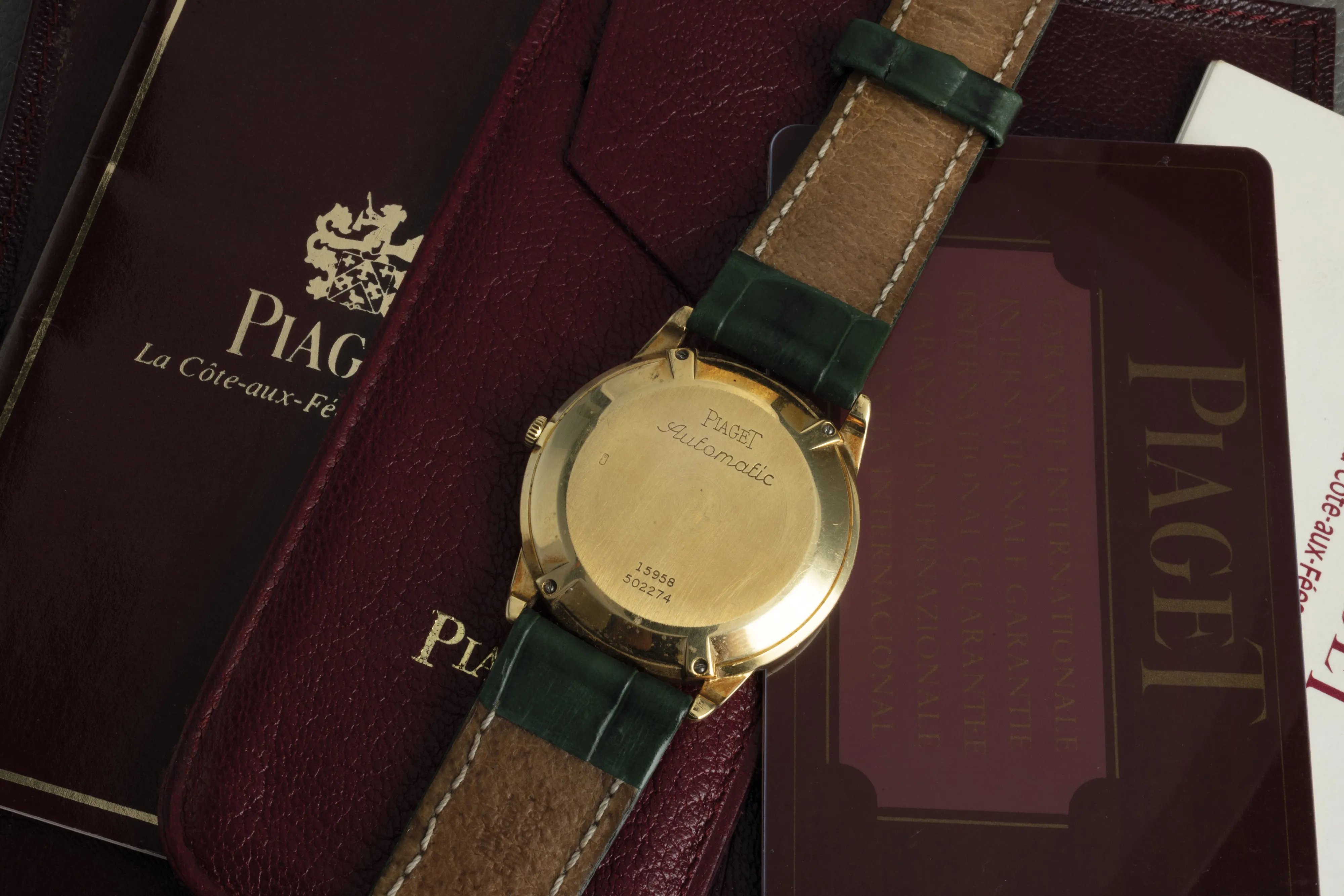 Piaget Gouverneur 15958 33mm Yellow gold White 2