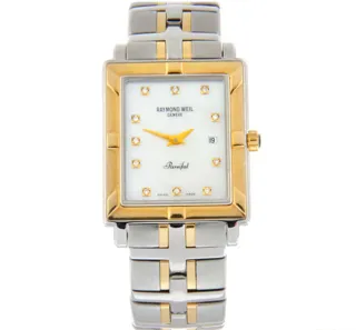 Raymond Weil Parsifal 9330 Stainless steel and Gold-plated White