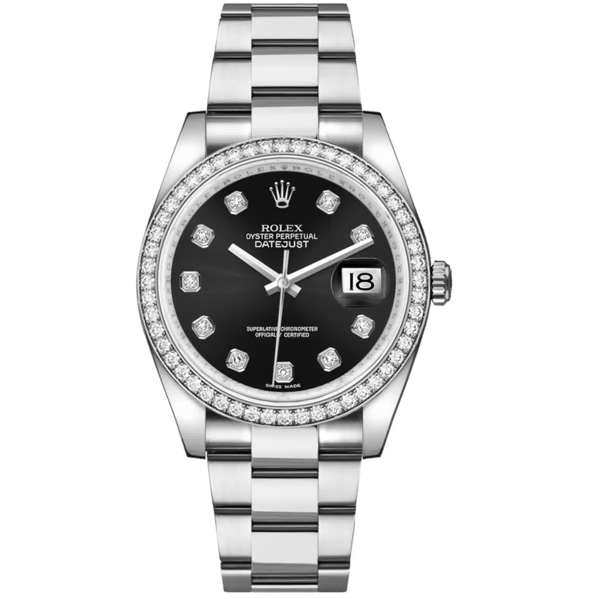 Rolex Datejust 116244-0017 36mm Stainless steel •