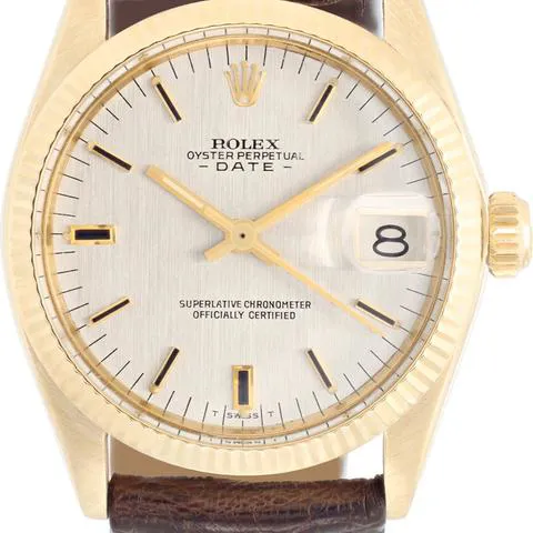 Rolex Datejust 31 6827 30mm Yellow gold Silver