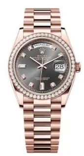 Rolex Day-Date 36 128345RBR 36mm Rose gold Gray