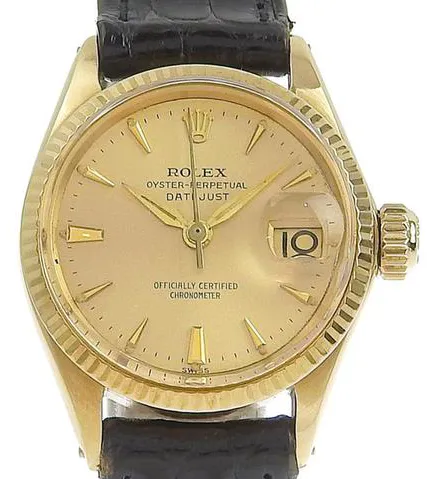 Rolex Oyster Perpetual Lady Date 6517 24mm Yellow gold Gold