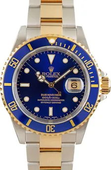 Rolex Submariner 16613 40mm Stainless steel Blue