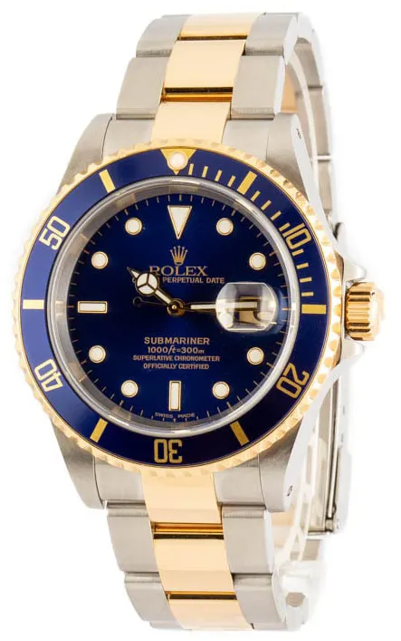 Rolex Submariner 16613 40mm Stainless steel Blue 1