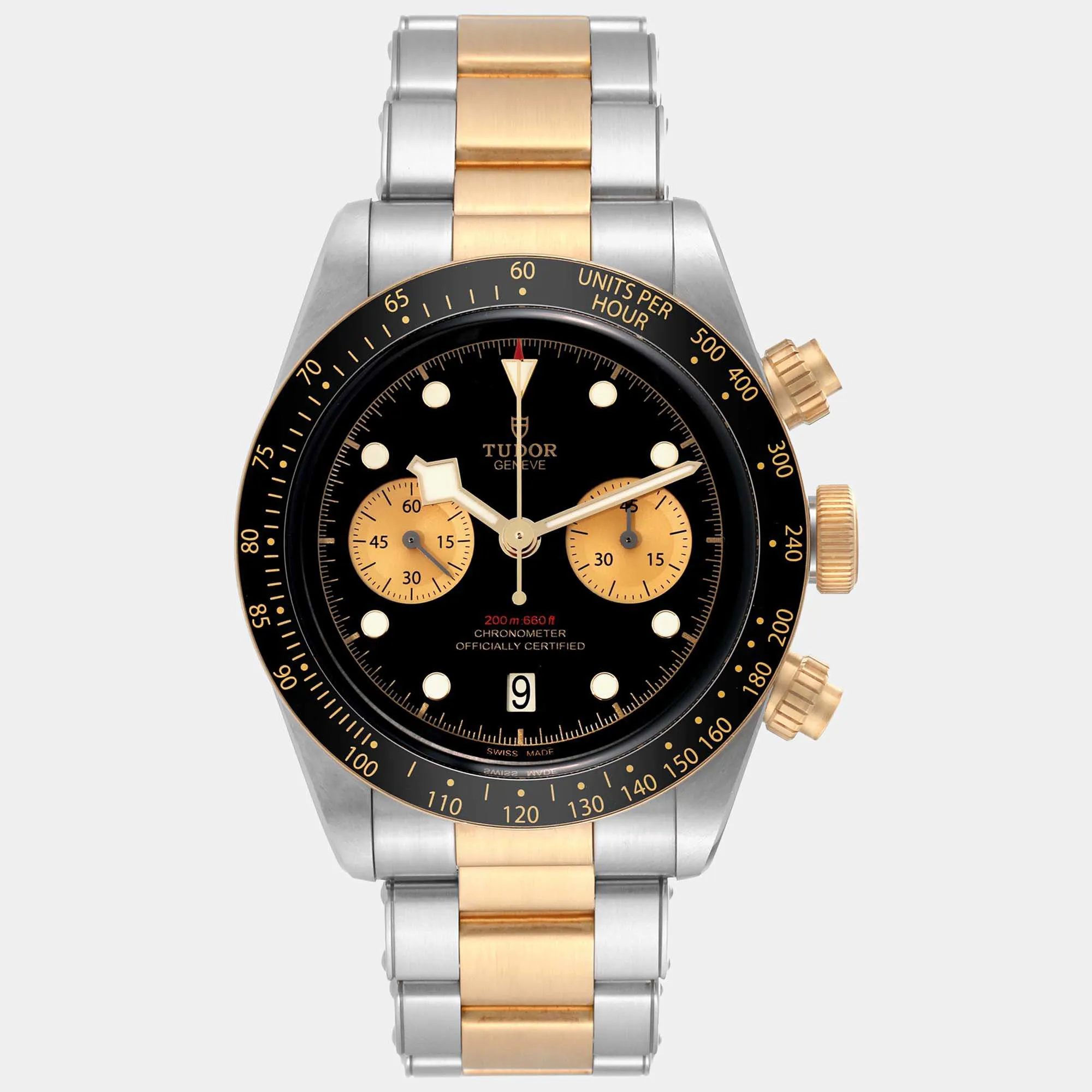 Tudor Heritage 41mm Yellow gold and stainless steel