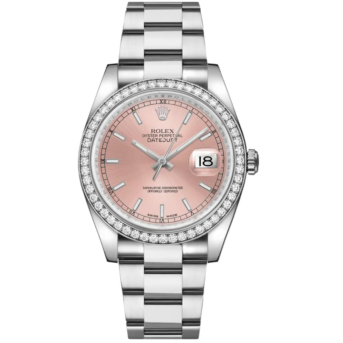 Rolex Datejust 116244-0061 36mm Stainless steel Rose