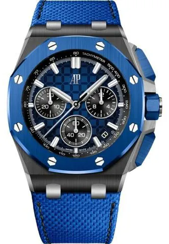 Audemars Piguet Royal Oak Offshore Chronograph 26420CE.OO.A043VE.01 43mm Ceramic Blue