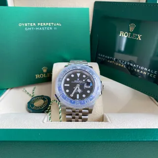 Rolex GMT-Master II 126710BLNR-0002 Stainless steel Black