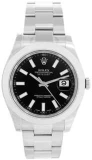 Rolex Datejust II 116300-0001 Stainless steel Black