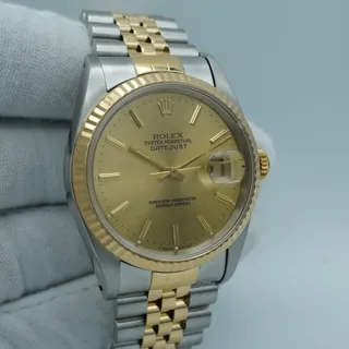 Rolex Datejust 36 16233 Stainless steel Champagne