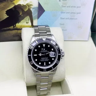 Rolex Submariner 16610 Stainless steel Black