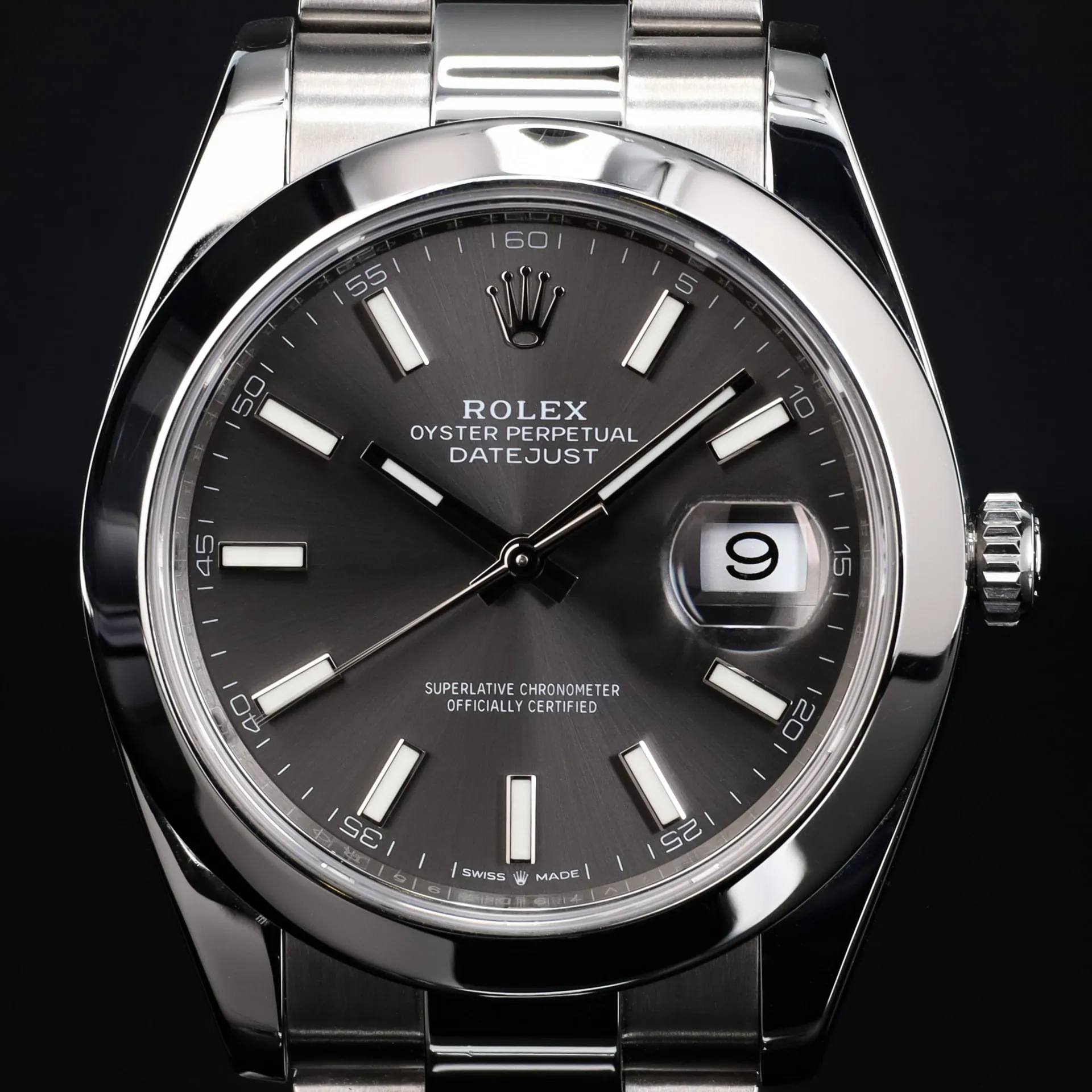 Rolex Datejust 41 126300-0007 41mm Oystersteel Gray