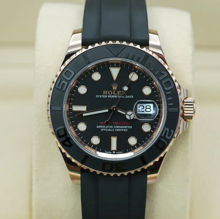 Rolex Yacht-Master 126655-0002 40mm Everose gold Black