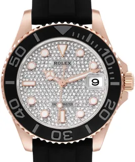 Rolex Yacht-Master 268655 Everose gold pave diamond