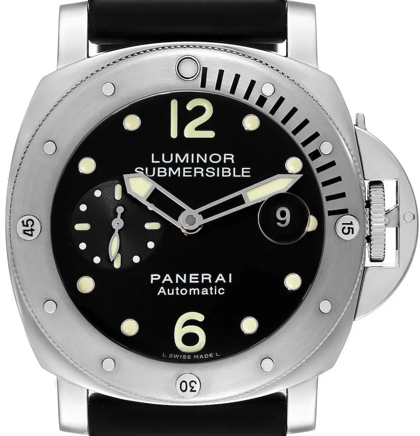 Panerai Submersible PAM 00024 44mm Stainless steel Black