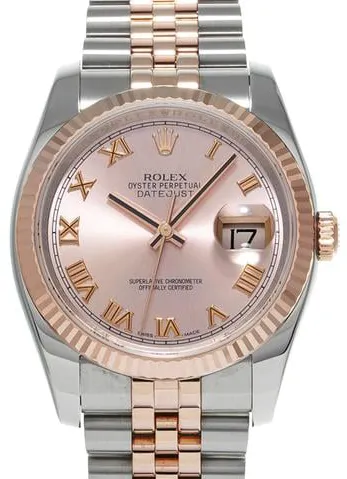 Rolex Datejust 36 116231 36mm Stainless steel Rose