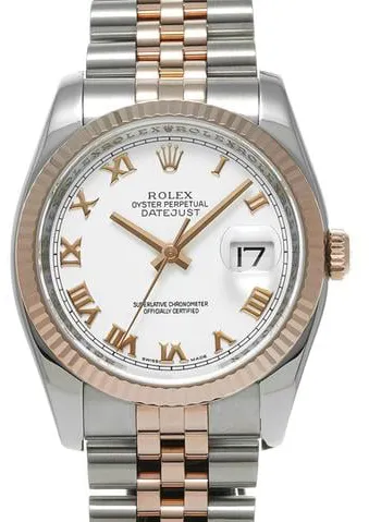 Rolex Datejust 36 116231 36mm Stainless steel White