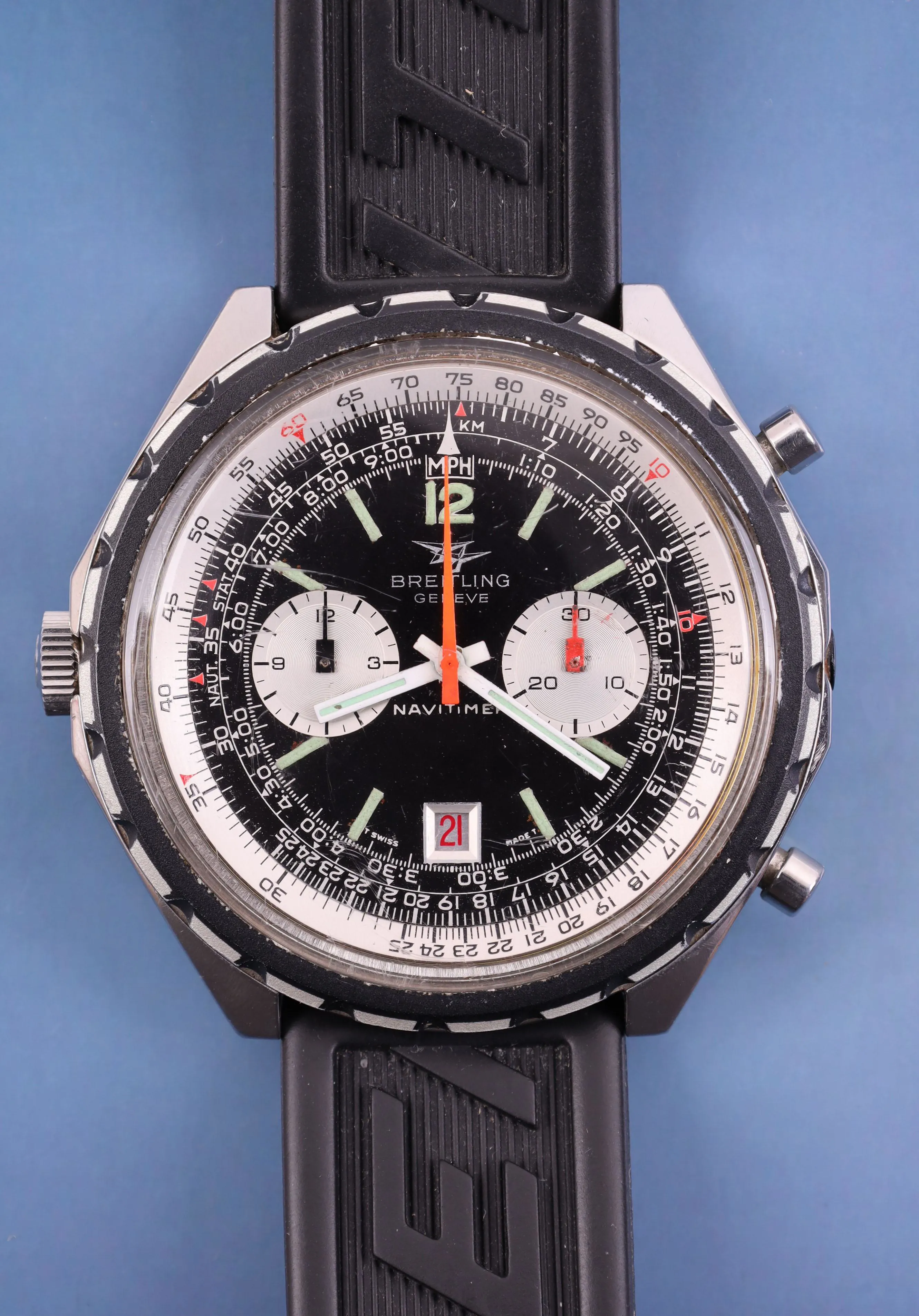 Breitling Navitimer Chrono-Matic 1806 48mm Stainless steel Black