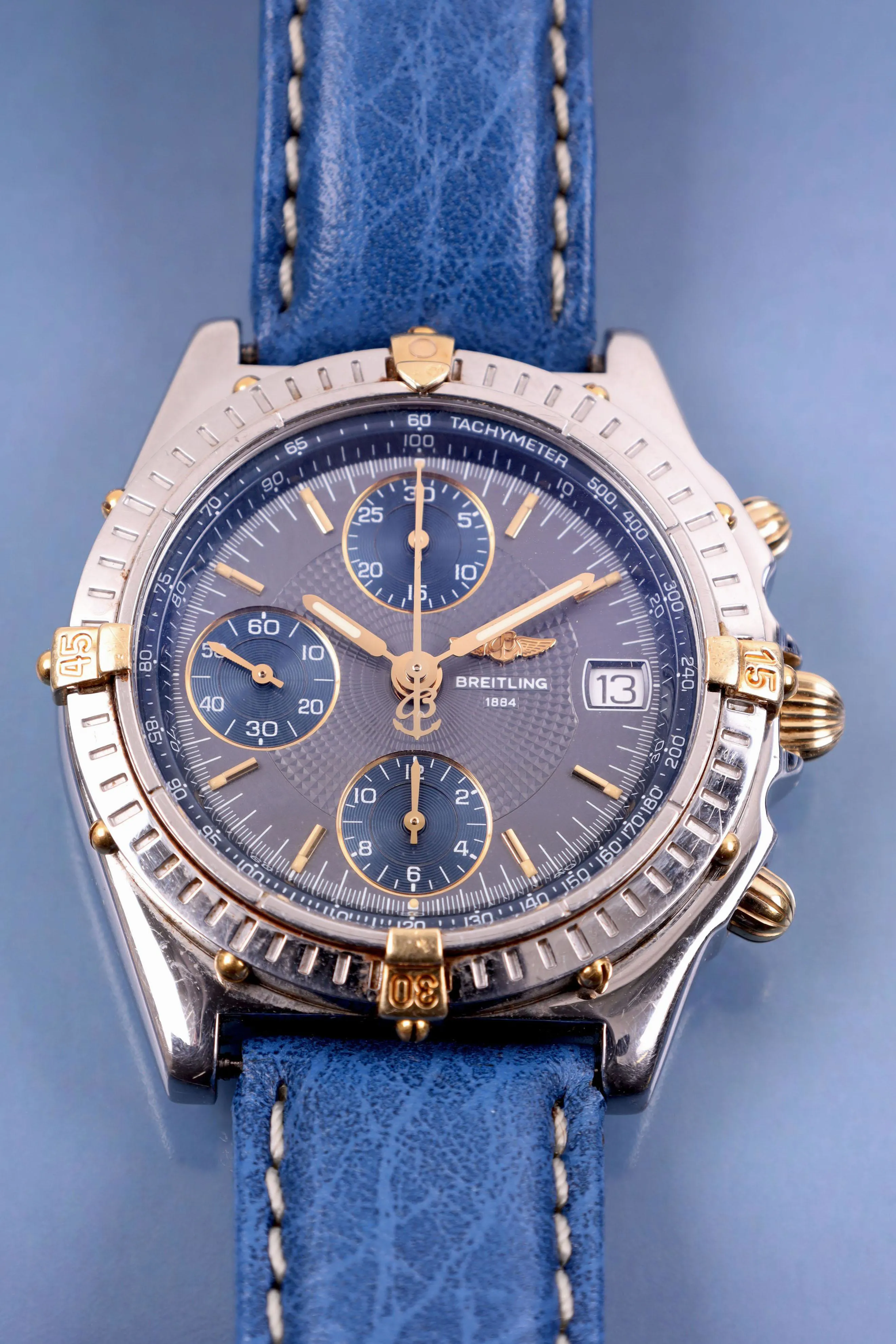 Breitling Chronomat B13050.1 39mm Stainless steel and gold-plated Blue