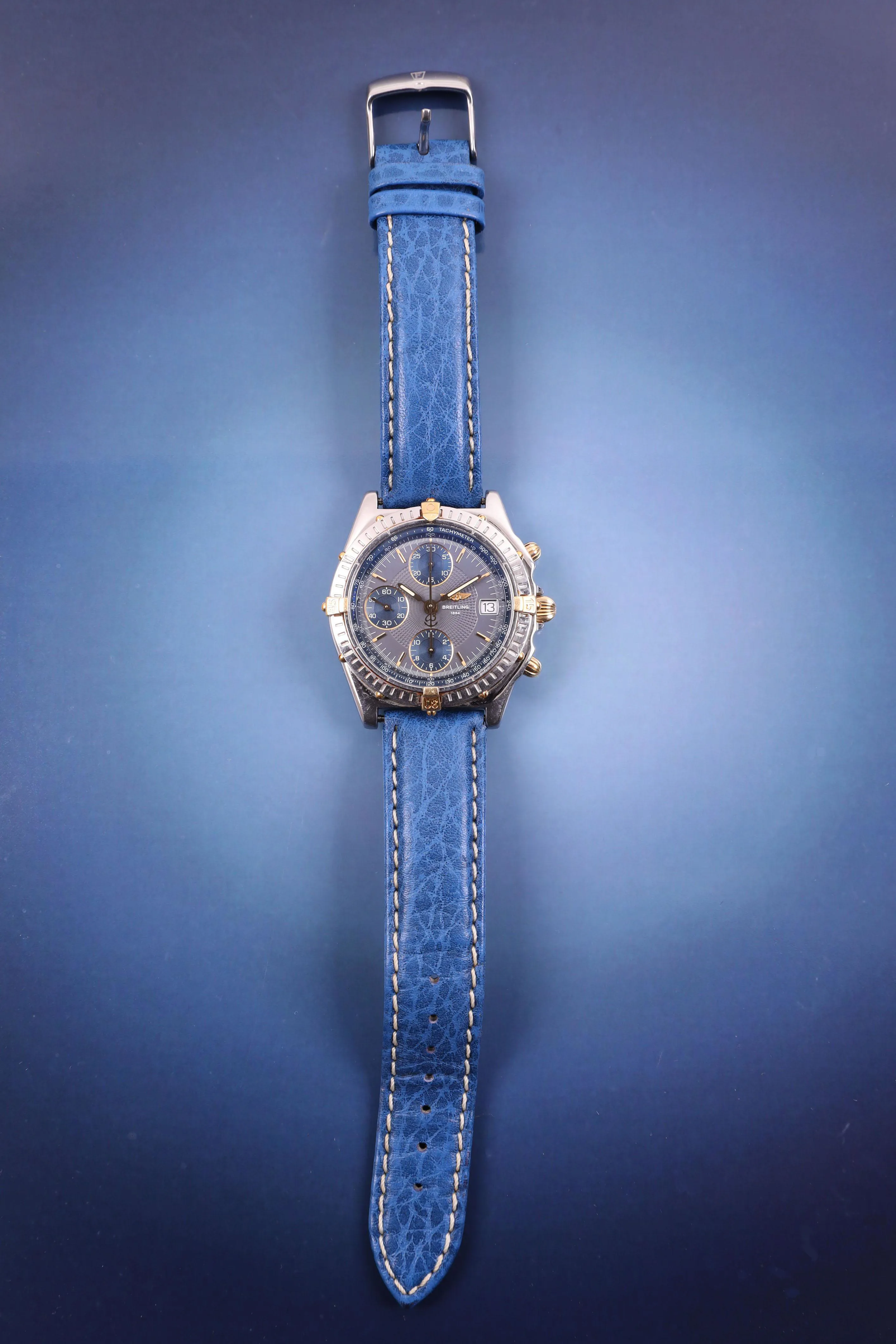 Breitling Chronomat B13050.1 39mm Stainless steel and gold-plated Blue 1
