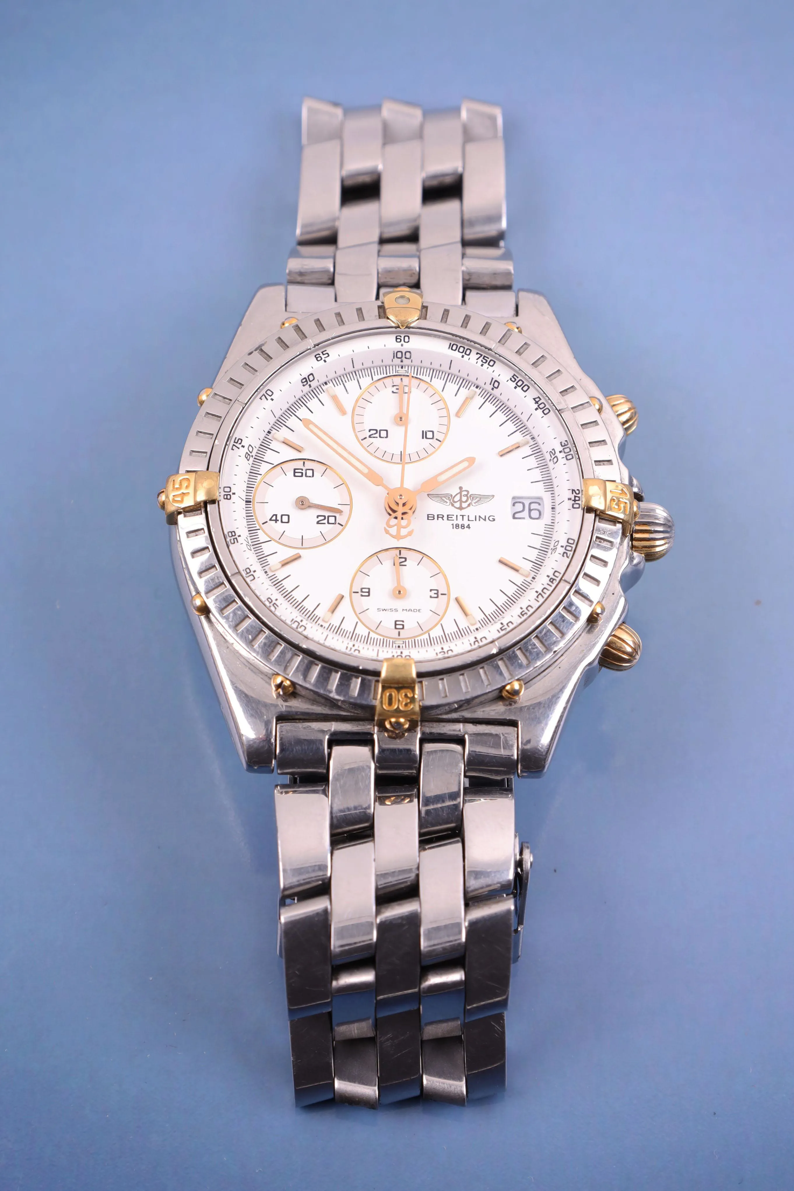 Breitling Chronomat B13050 38mm Stainless steel White 1