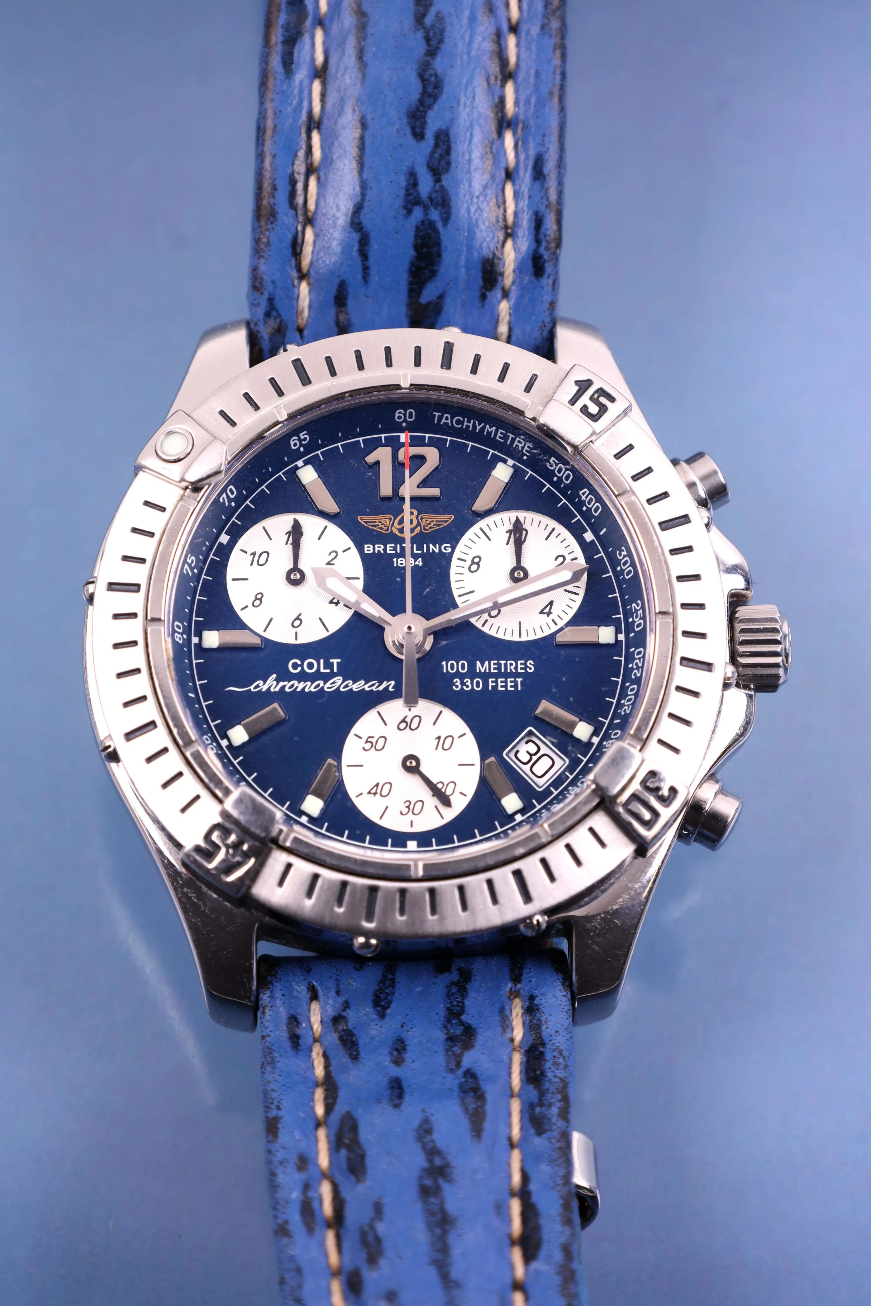 Breitling Colt A53350 38mm Stainless steel Blue