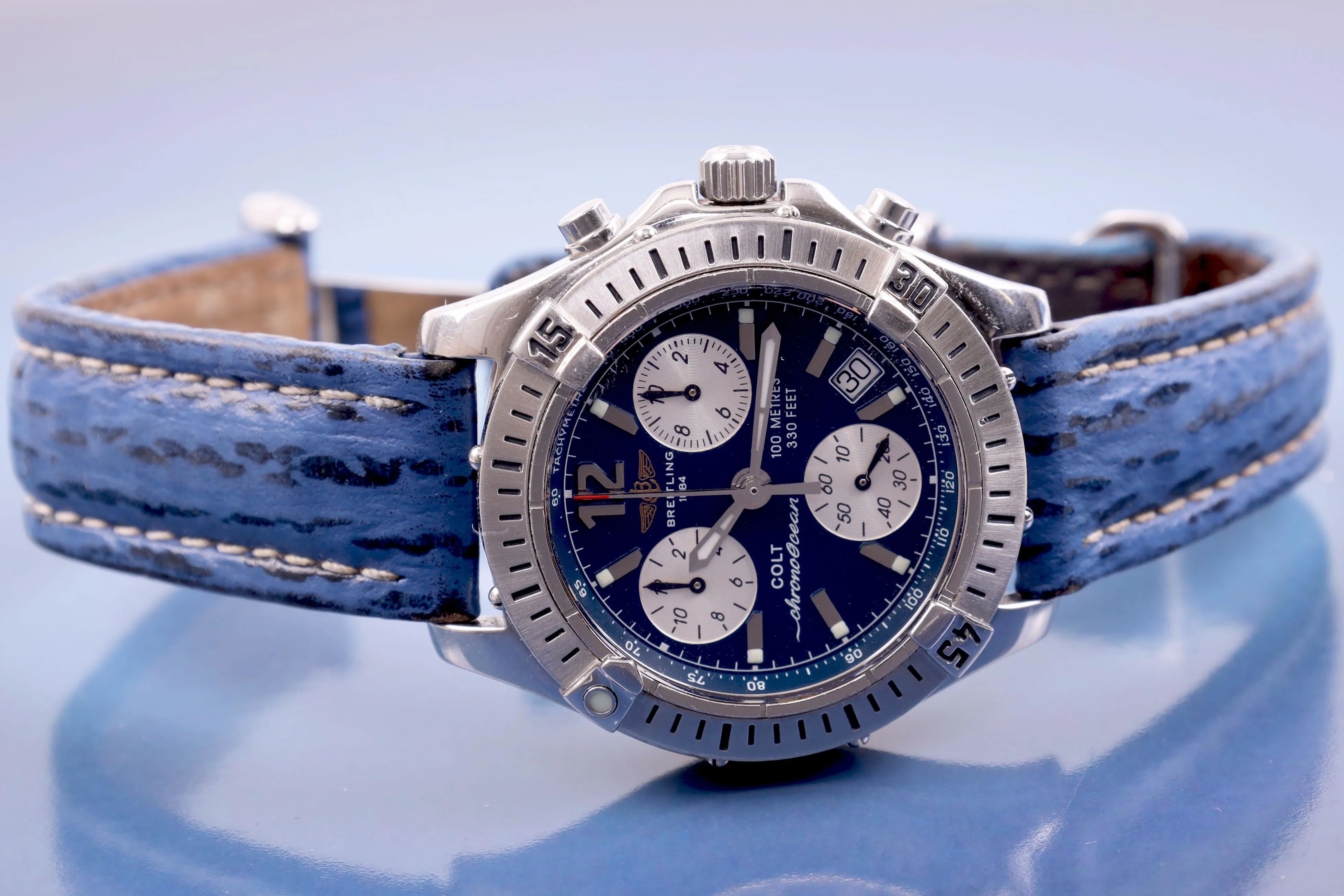 Breitling Colt A53350 38mm Stainless steel Blue 1