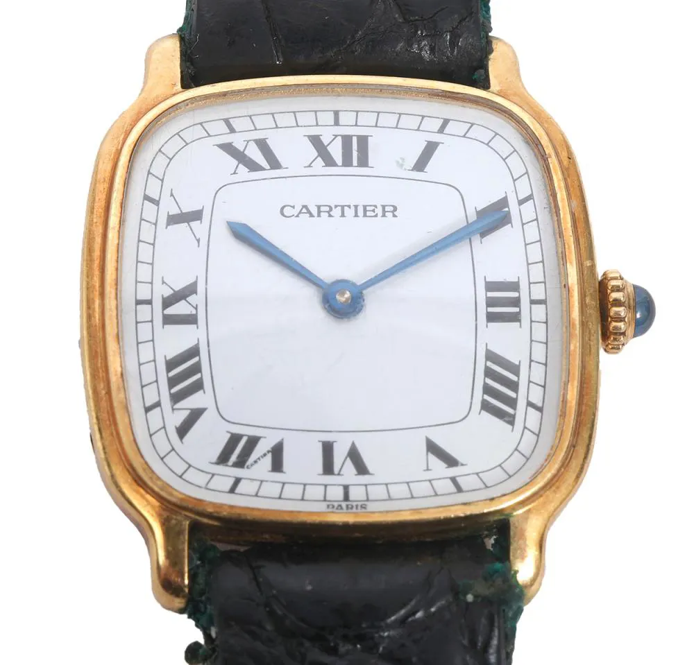 Cartier 27mm Yellow gold White